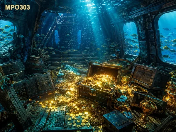 Gambar permainan Treasure Boat Fishing 3